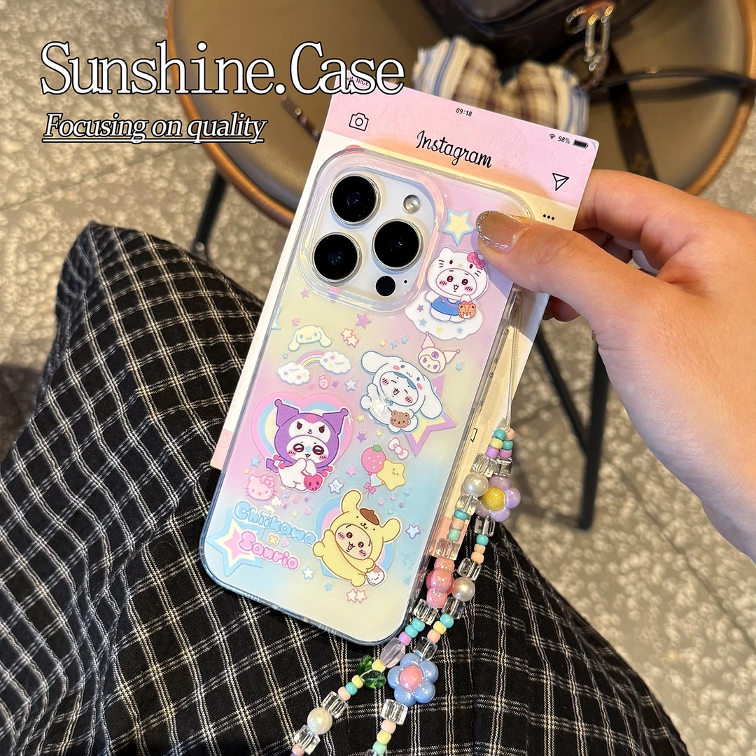 搞怪三丽鸥IMD手机壳适用苹果华为vivo小米oppo女款iphone16/15