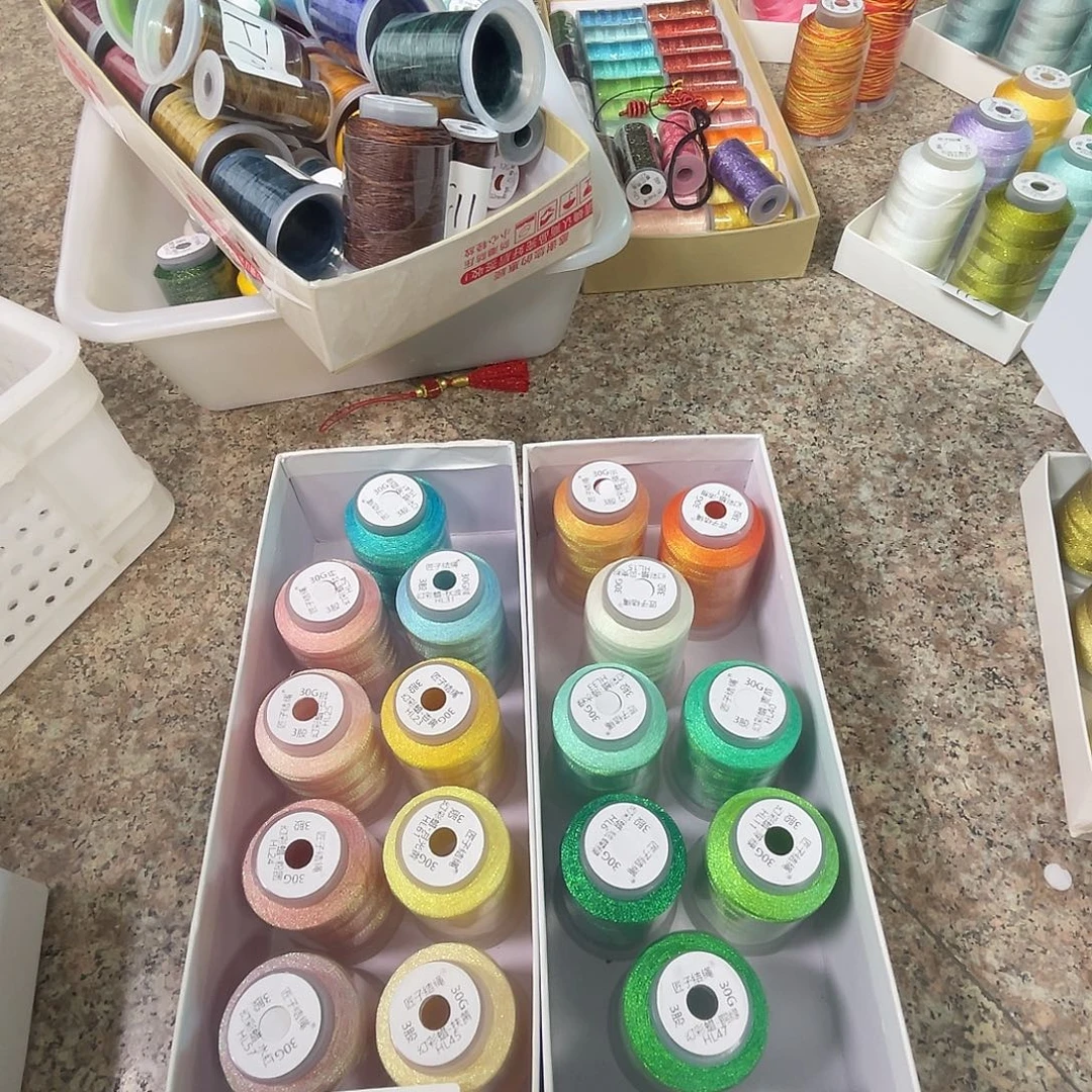 聚酯纤维6股30克幻彩蜡17色