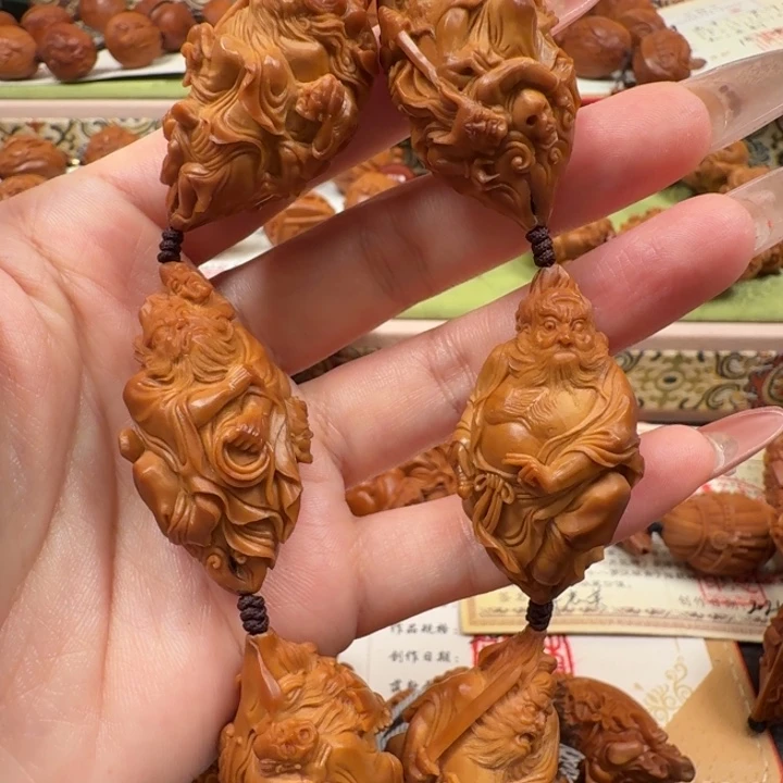 橄榄核手串/手链钟馗捉鬼