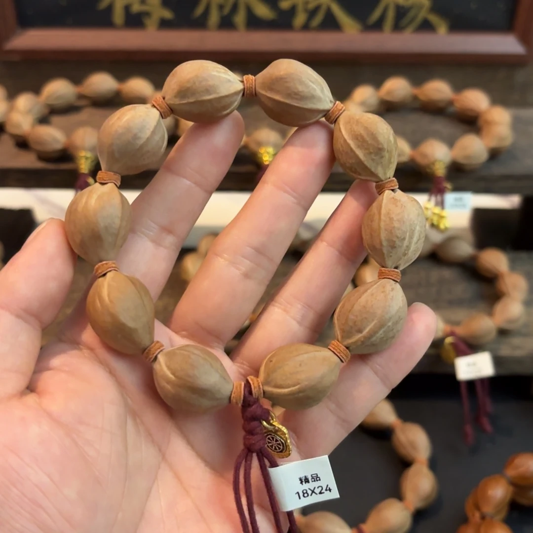橄榄核手串/手链梅林铁核尺寸1824、精品