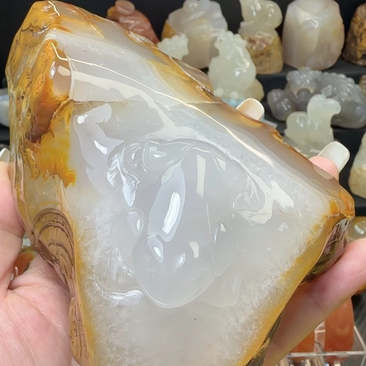 玛瑙/玉髓合金摆件