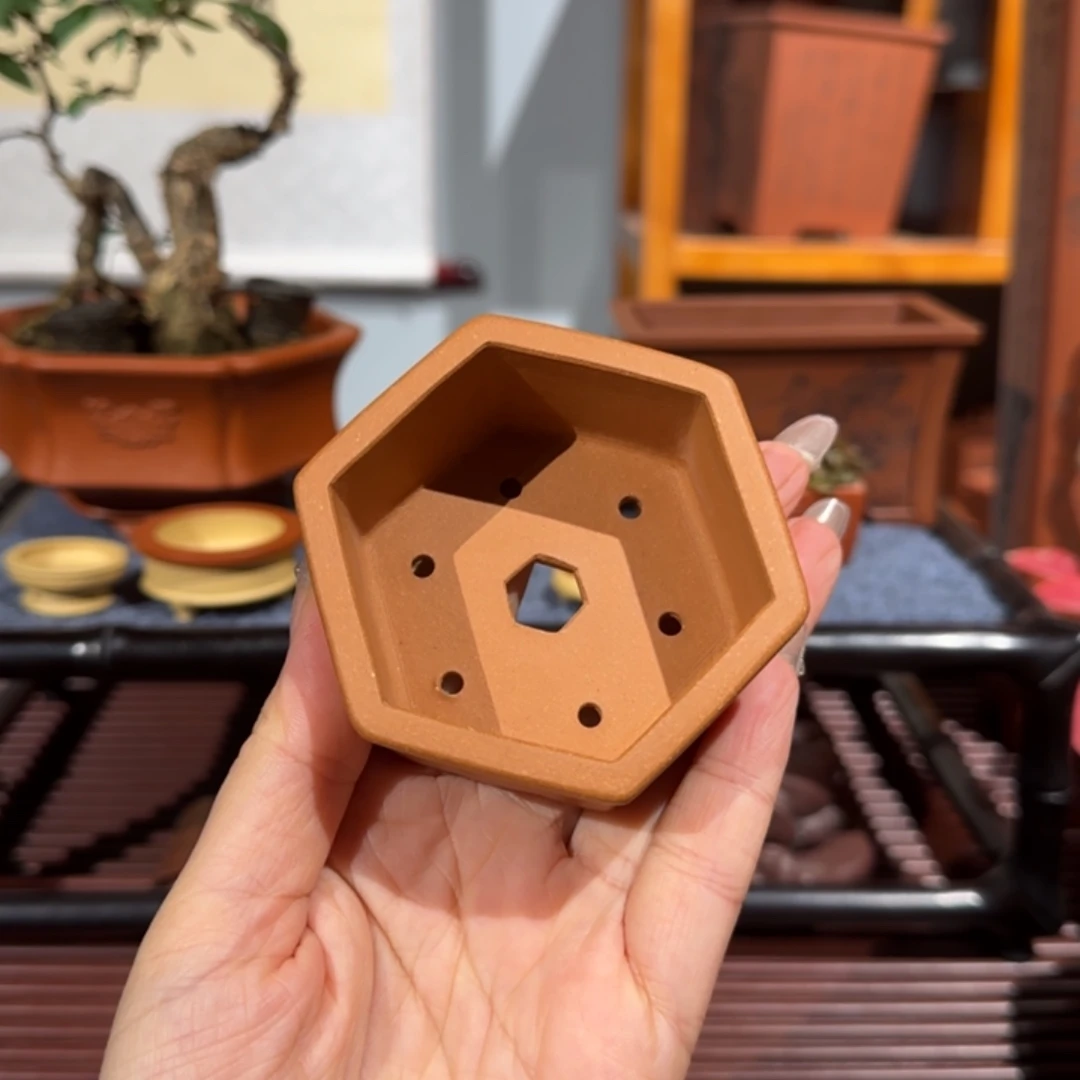 紫砂花盆全手工制作