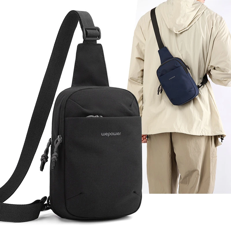 CWEPOWER新款时尚男女休闲通勤胸前包骑行运动旅游出行胸包户外