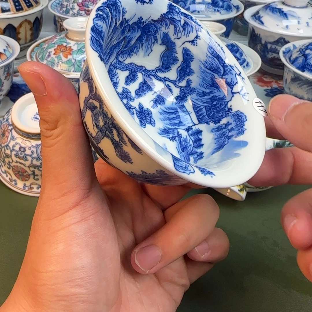 彦祖纯手工手绘茶具117