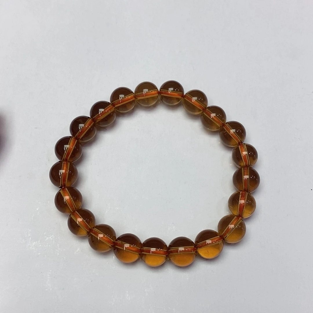 未镶嵌珠宝半成品黄晶?****?9m