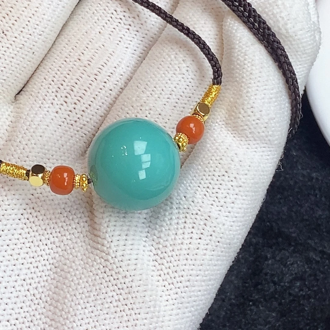 绿松石未镶嵌圆珠