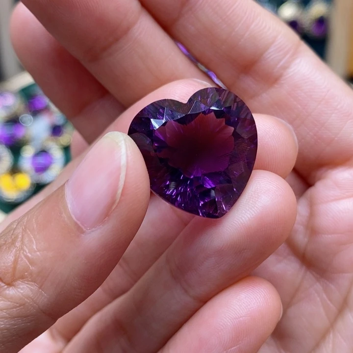 水晶珠宝半成品未镶嵌@**瑧天然水晶裸石