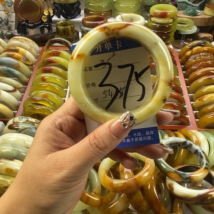 蛇纹石玉未镶嵌手镯57