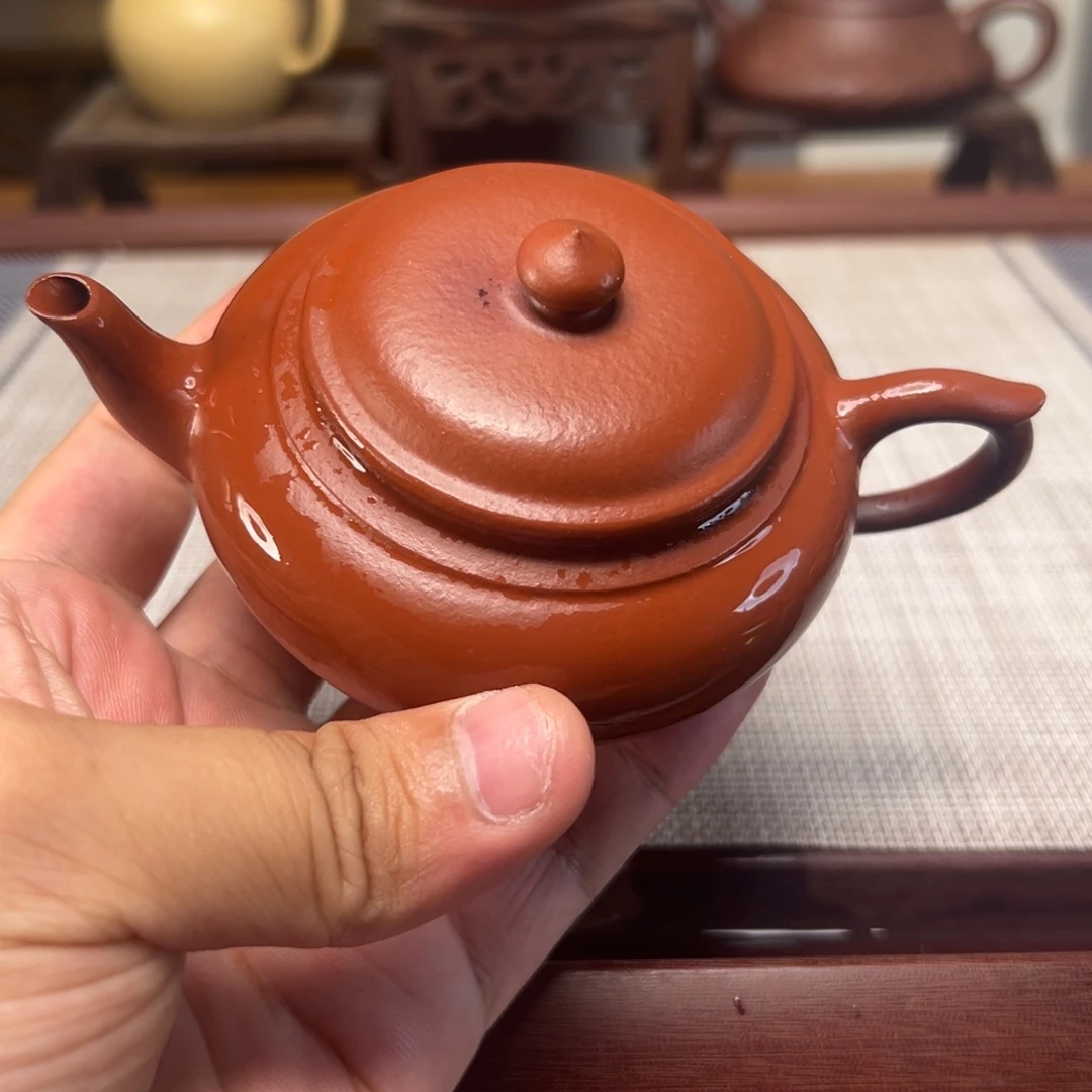 壶紫砂微瑕茶壶款