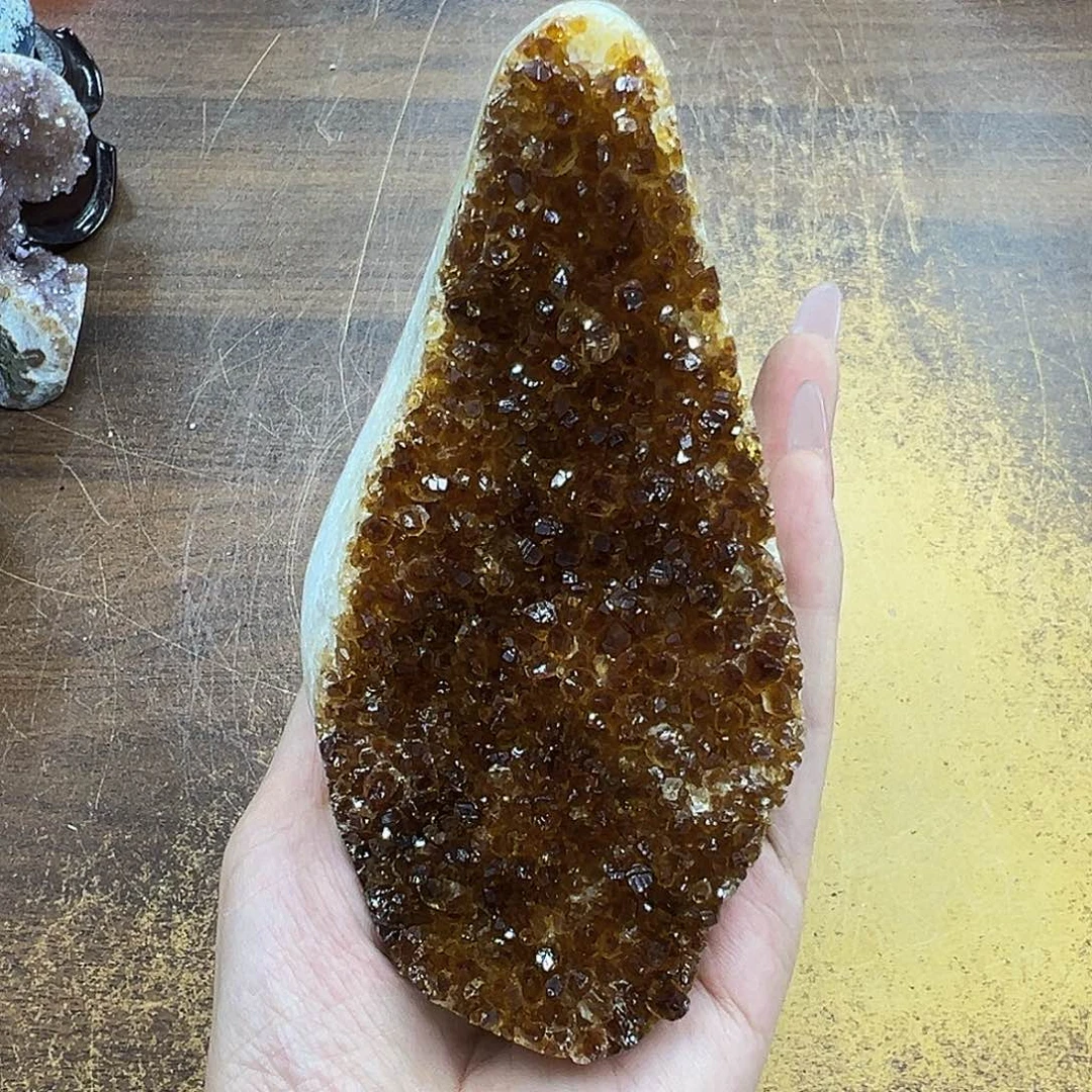 未镶嵌紫晶摆件福利