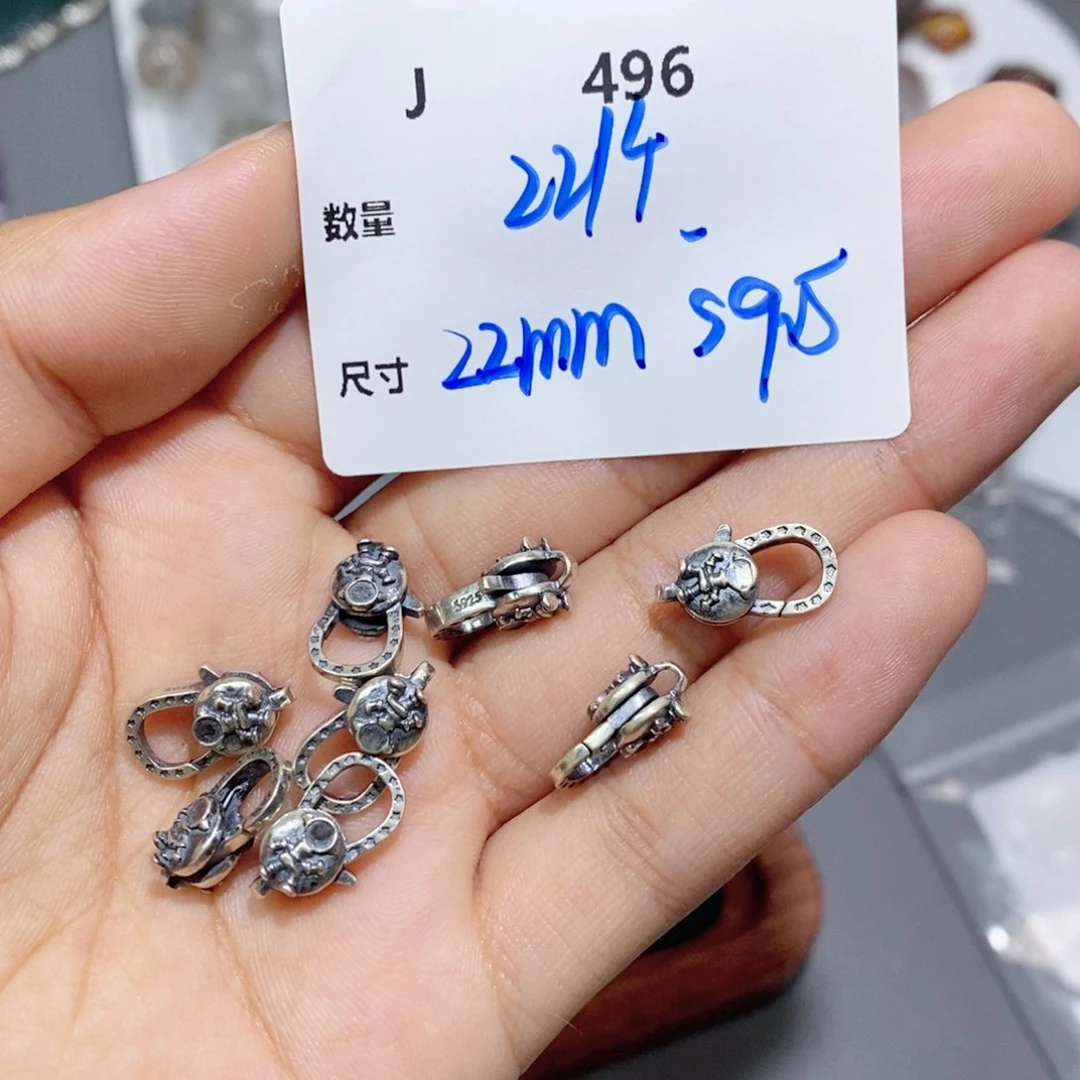银S925镶嵌颈饰水晶J496