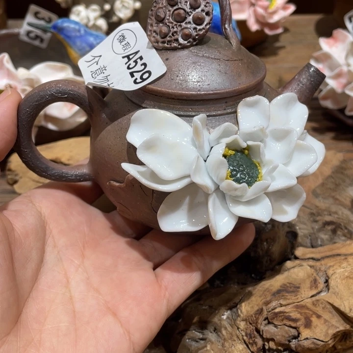 手工制作陶瓷茶具茶杯青蛙