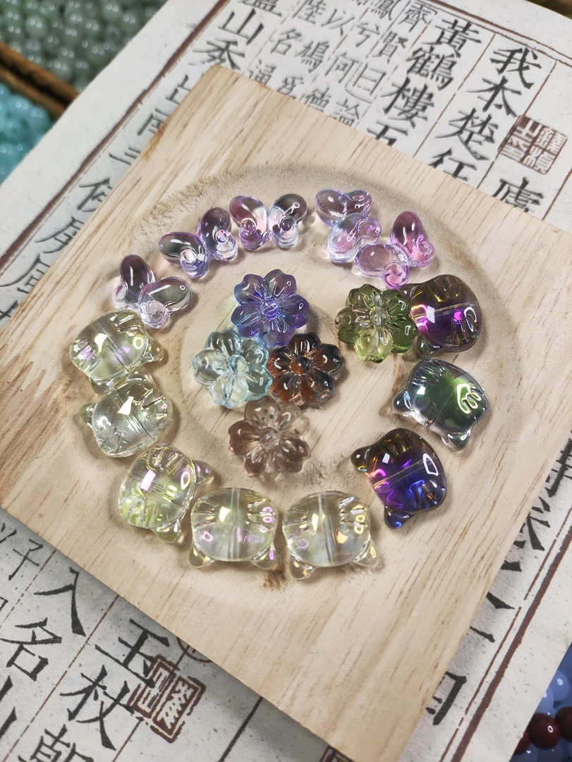 电镀镭射kt猫花牌蝴蝶