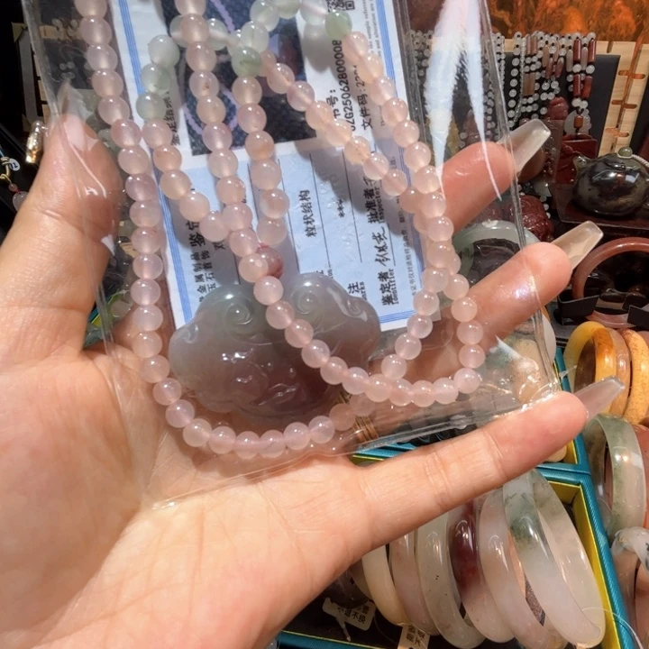 石英质玉手镯未镶嵌小*