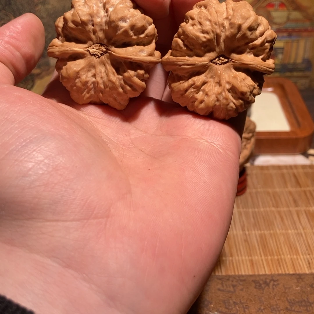 田***生文玩核桃吊坠蛤蟆头D28