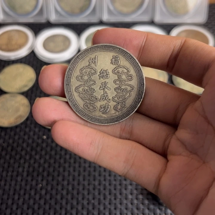 金属大头龙洋船洋工艺品