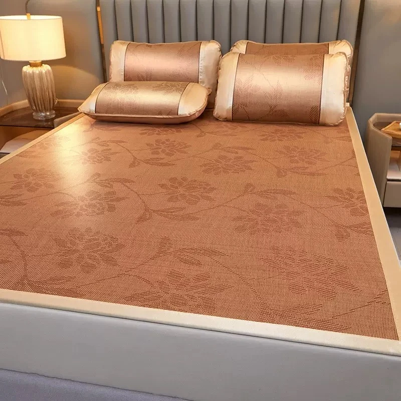 【水中花】 凉席藤席1.8米2米夏季家用床可折叠夏天席子1.5米*2米席