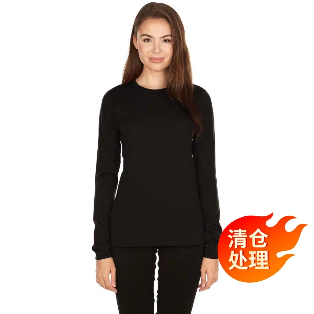 美利奴羊毛女打底衫户外长袖速干衣美丽诺保暖秋衣运动上衣冬M12