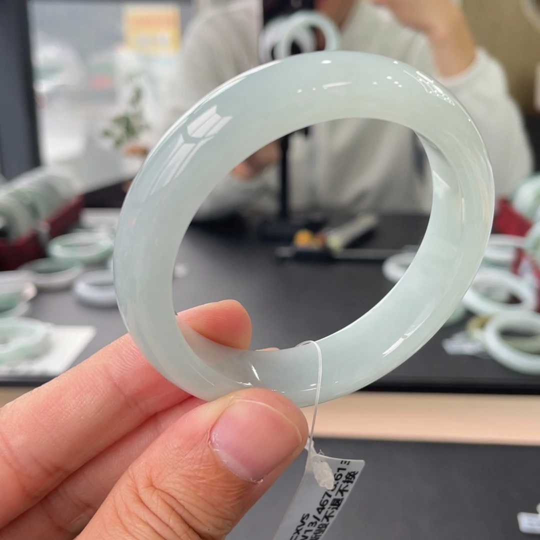 翡翠未镶嵌手镯11号链接54.8