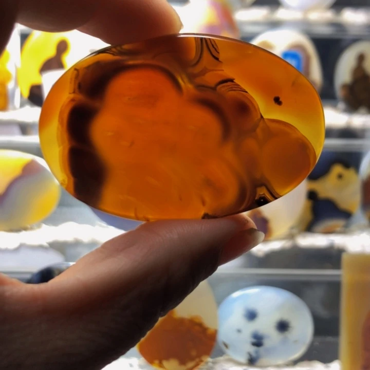 合金玛瑙/玉髓珠宝奇石120