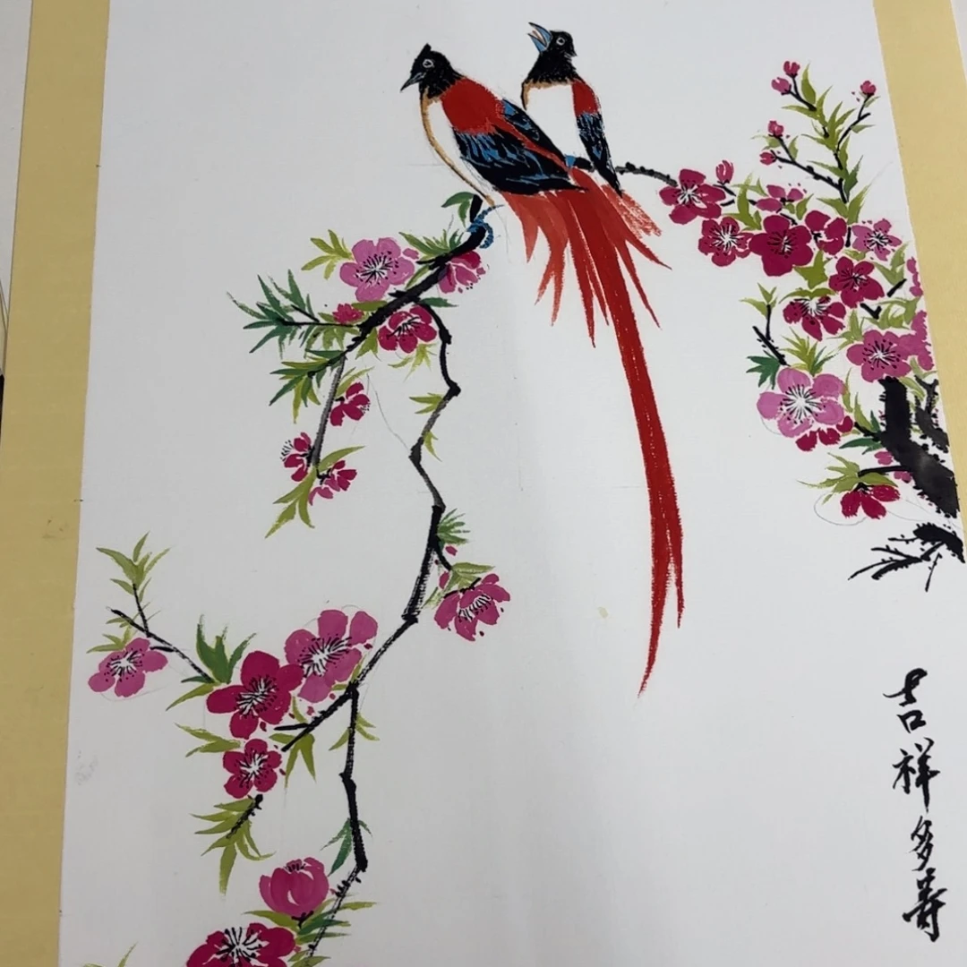 国画王老师卡纸作品艺