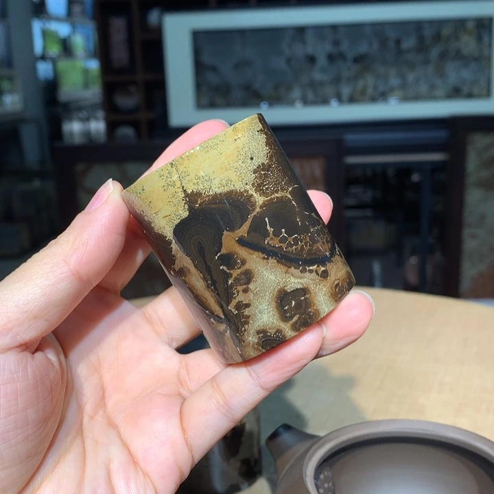 广西国画石摆件，观赏收藏