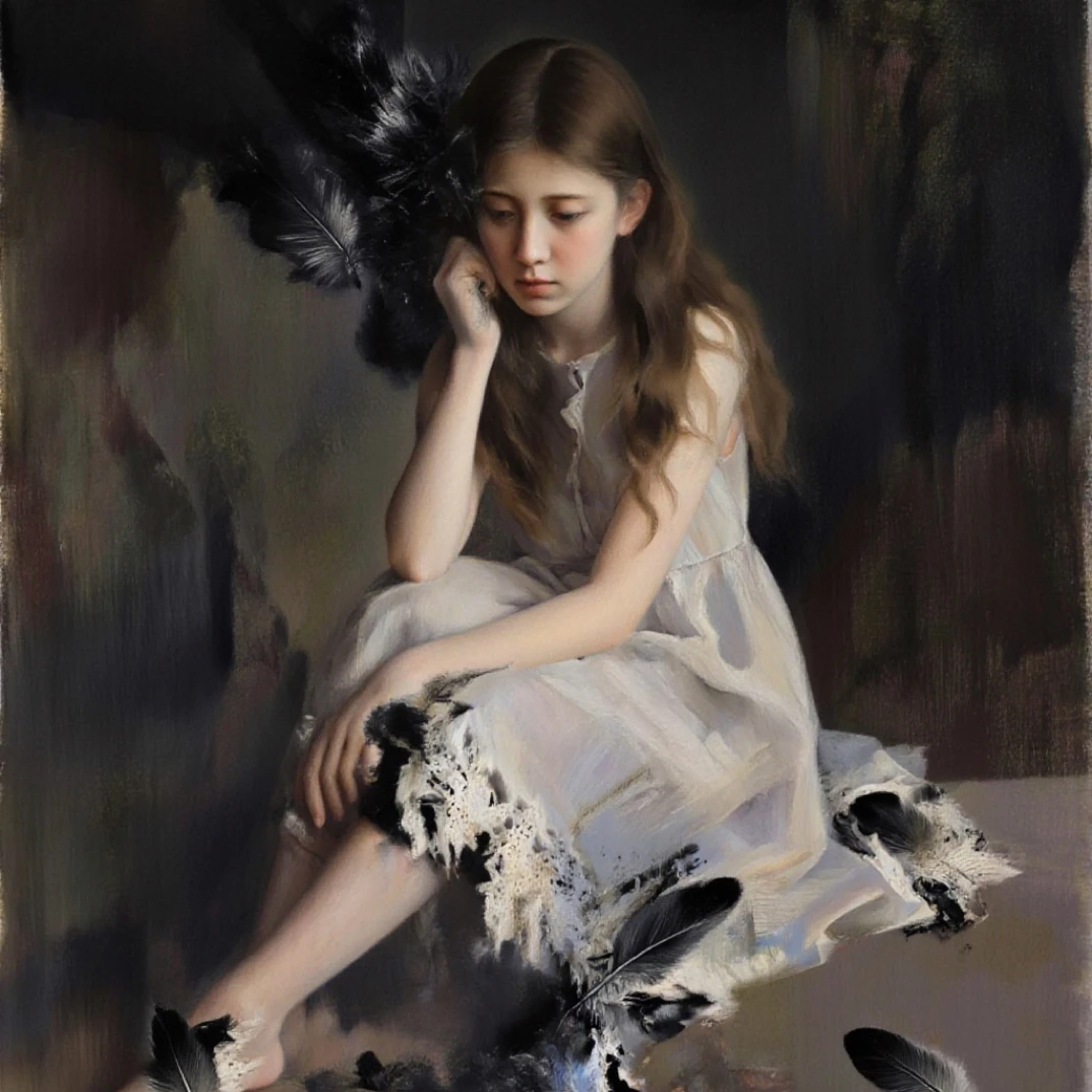 【画秀艺术馆】肖像画定制来图定制纯手工油画美女少妇白领礼品油画