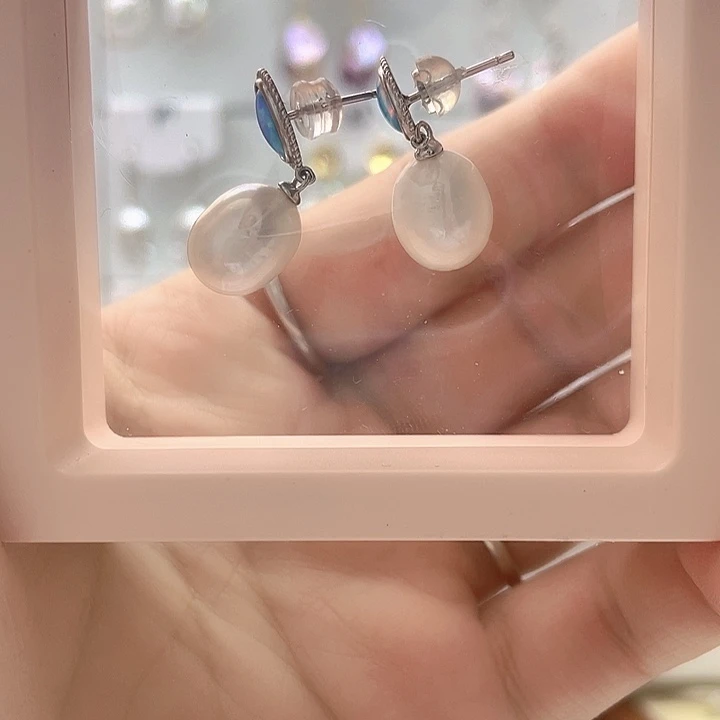 淡水珍珠戒指银S925镶嵌