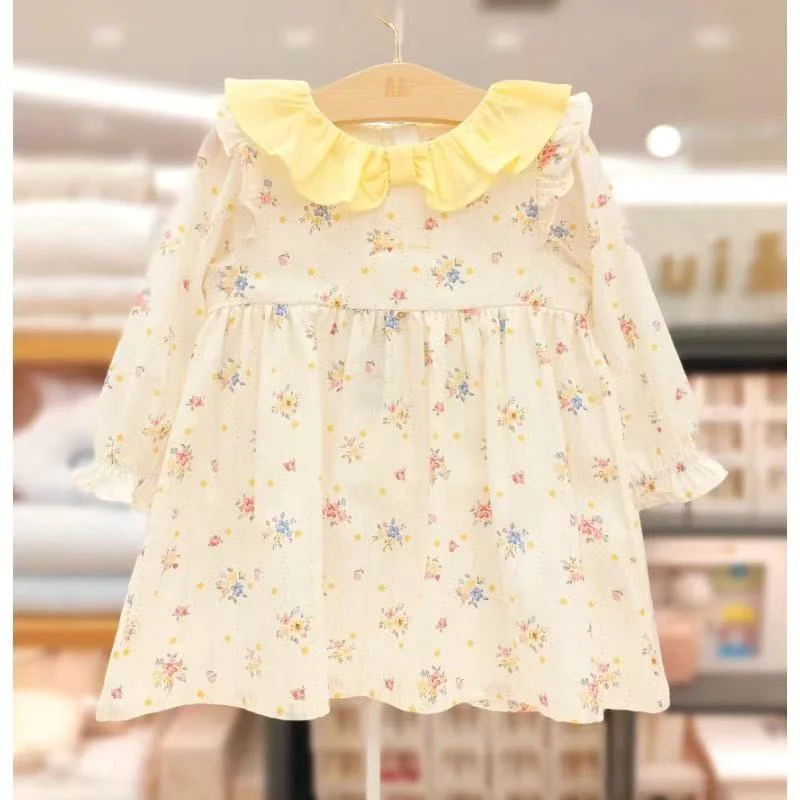 偏小！韩单 可爱舒适纯棉连衣裙