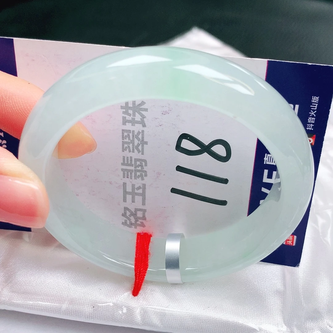 翡翠未镶嵌手镯缅甸天然a货翡翠手镯