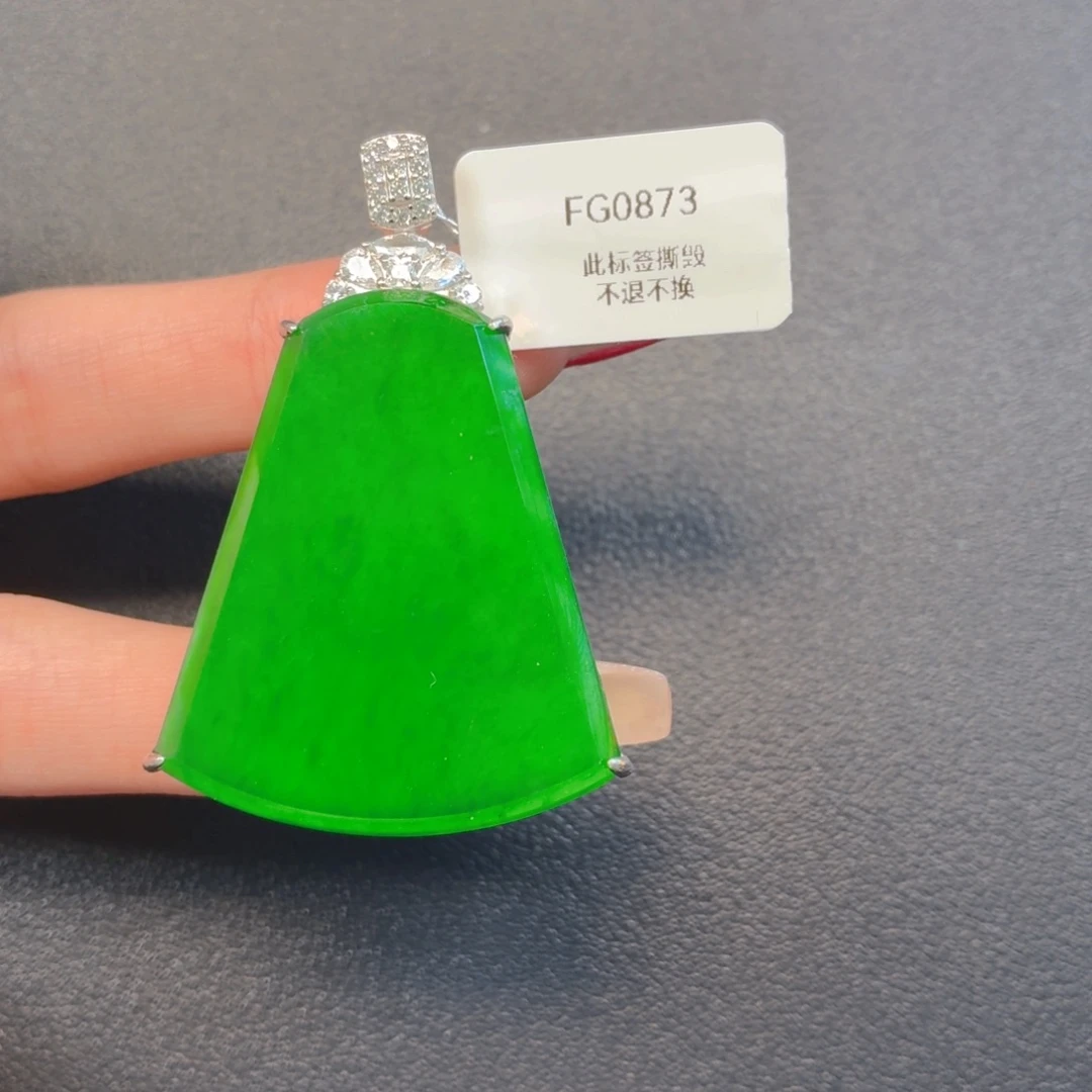 翡翠银S925镶嵌颈饰