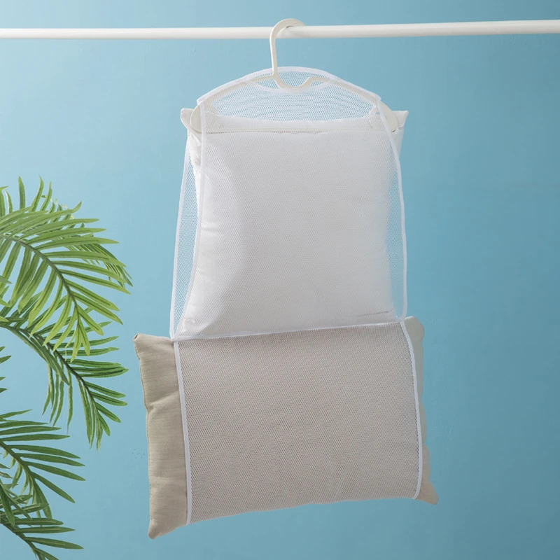 晒枕头神器晒枕架多功能室外防风枕头晾晒网阳台衣架晒枕夹子家用