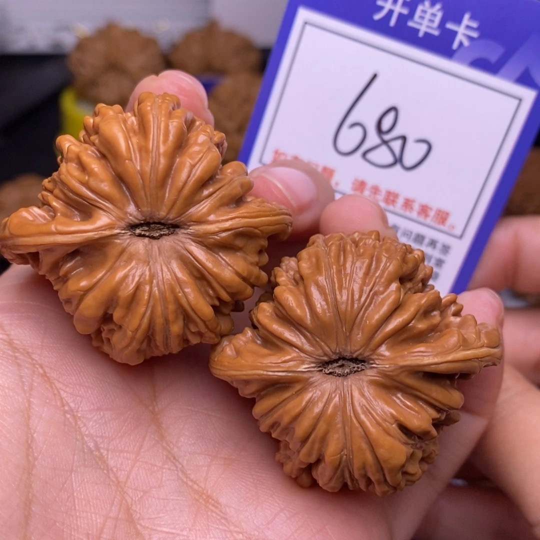 把件文玩核桃43四座楼680