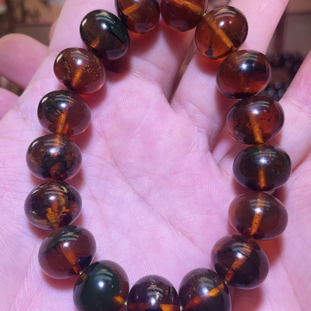 琥珀未镶嵌裸石15+抚顺琥珀血珀