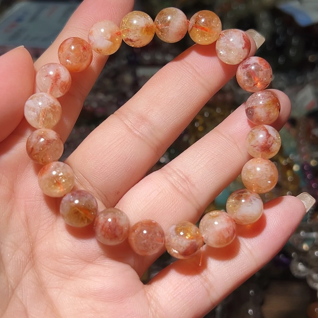 水晶手链未镶嵌黄啊赛斯特莱10毫米