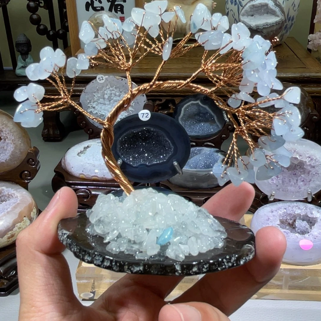 摆件水晶未镶嵌招财树