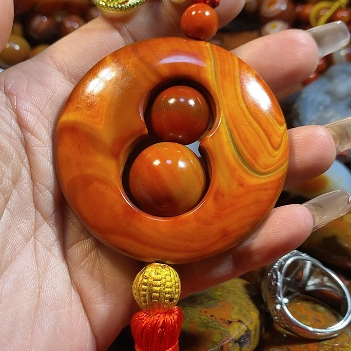 玛瑙/玉髓手链未镶嵌江**火