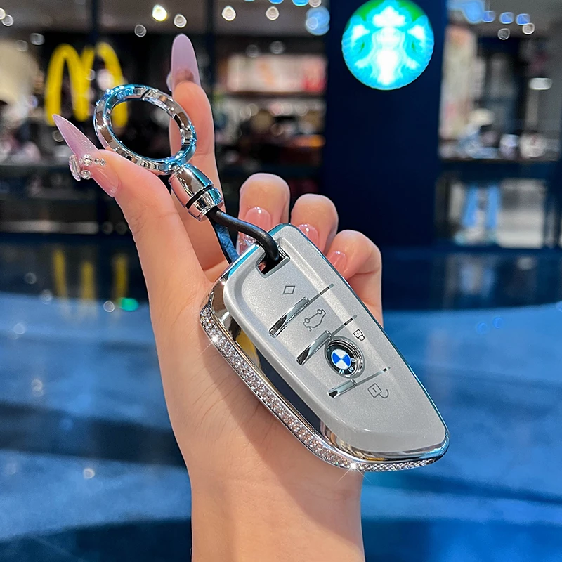 宝马钥匙套5系3系x3x1x5刀锋525三325li五530车i3扣ix3壳1系男女