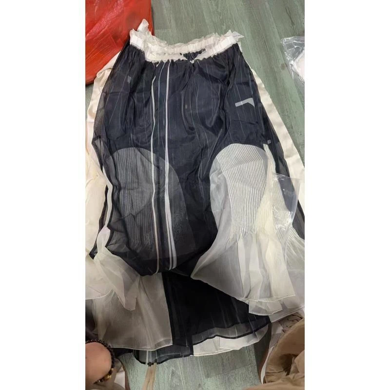 现货秒发正品 裁片解构印花含衬裙半裙时尚百搭