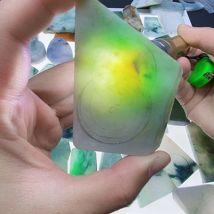 定制翡翠未镶嵌包工包料平安扣