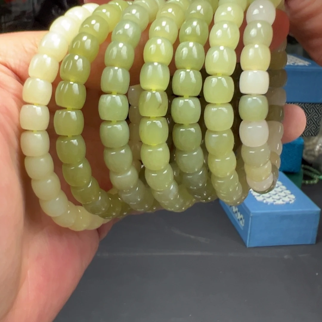 和田玉未镶嵌手链多样性发货