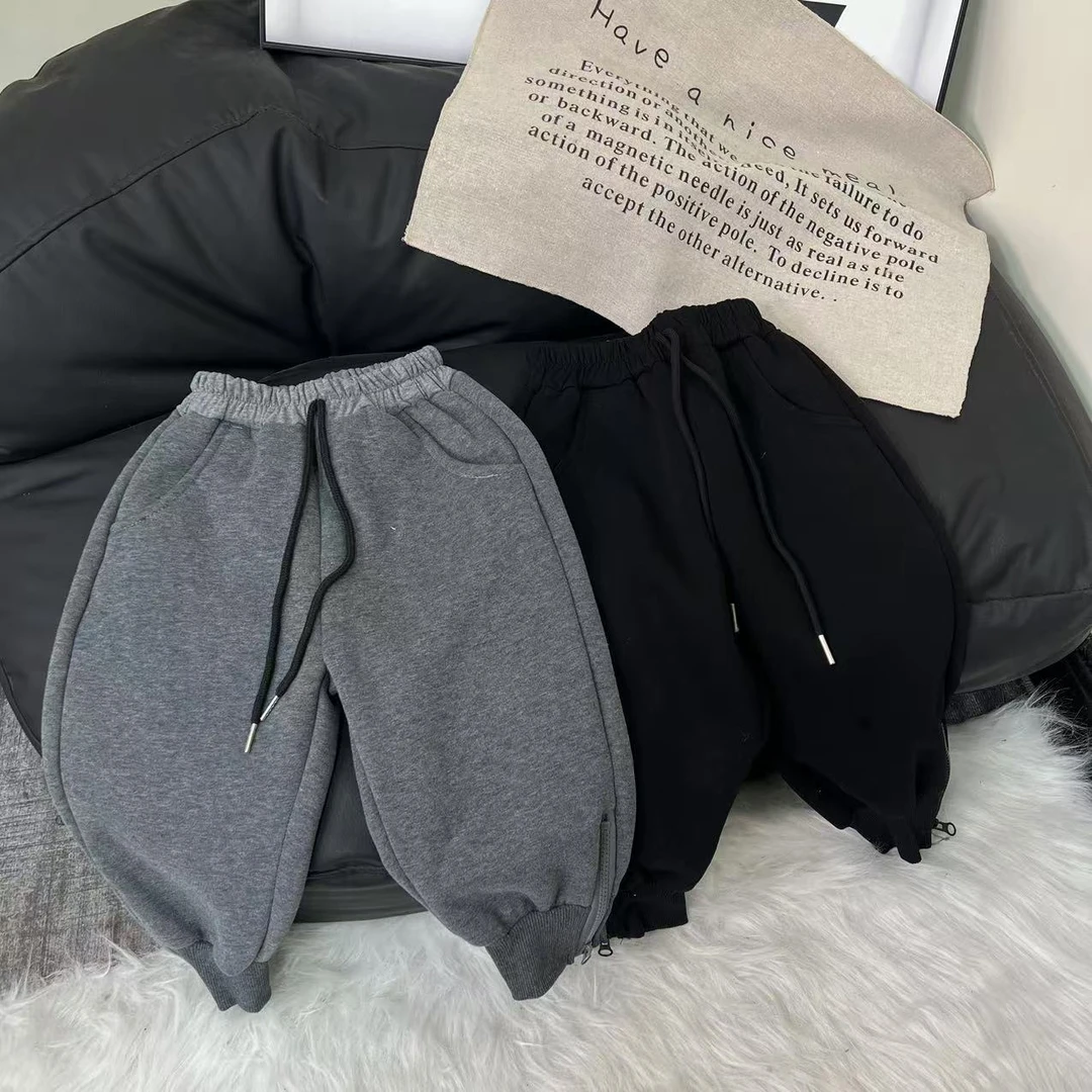 L225韩版加绒卫裤