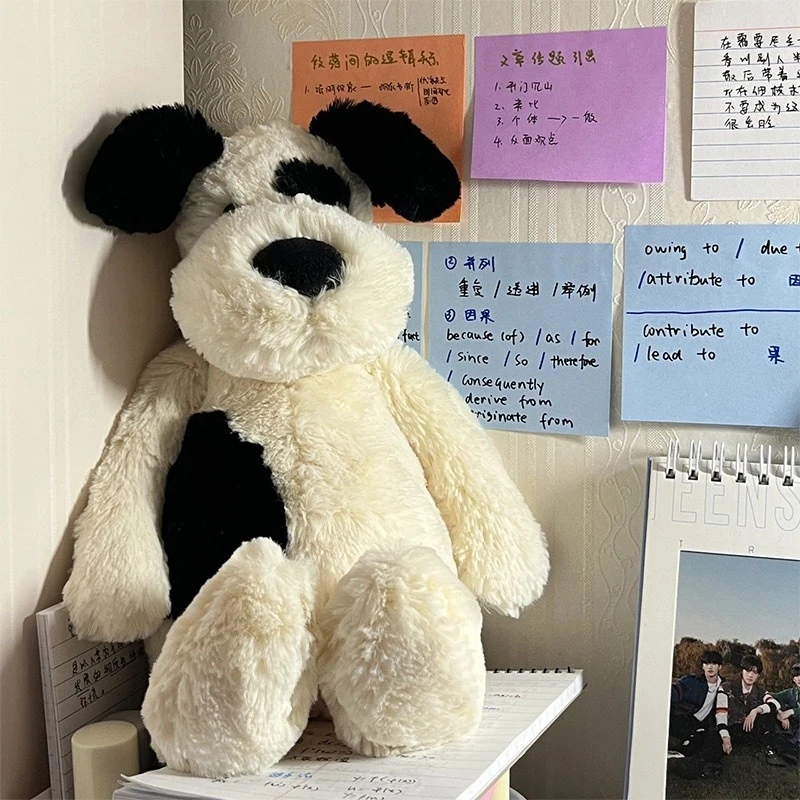 害羞海盗狗公仔毛绒玩具可爱斑点小狗玩偶儿童安抚娃娃软女生礼物