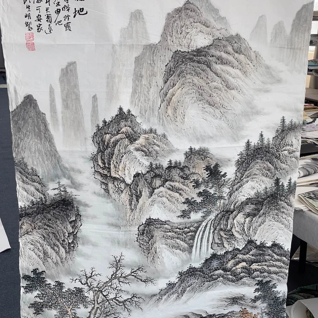 国画纯手绘字画宣纸