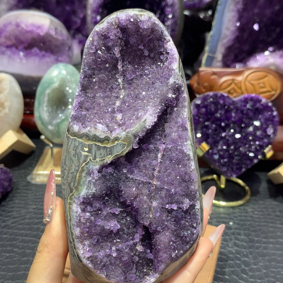 紫晶珠宝半成品未镶嵌福利不退