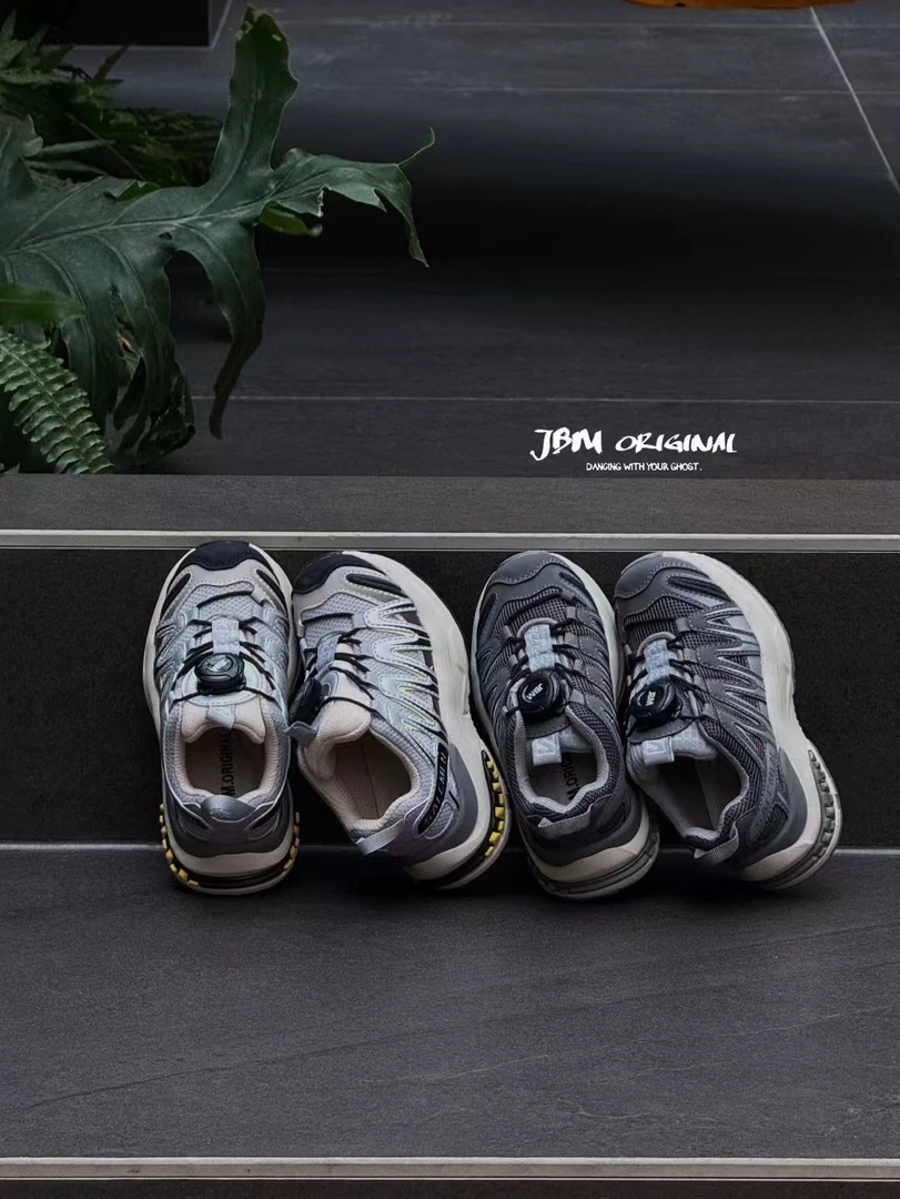 丰瑞159休闲儿童纽扣老爹鞋