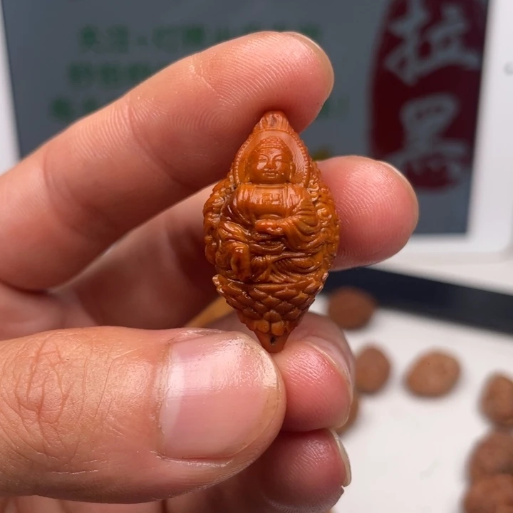 吊坠橄榄核橄榄核雕刻单籽。