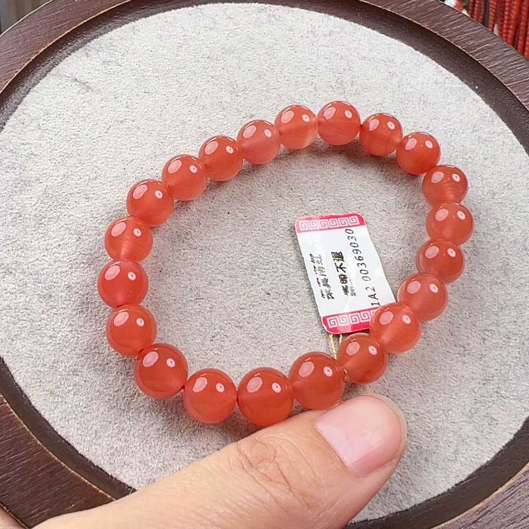南红玛瑙手串未镶嵌