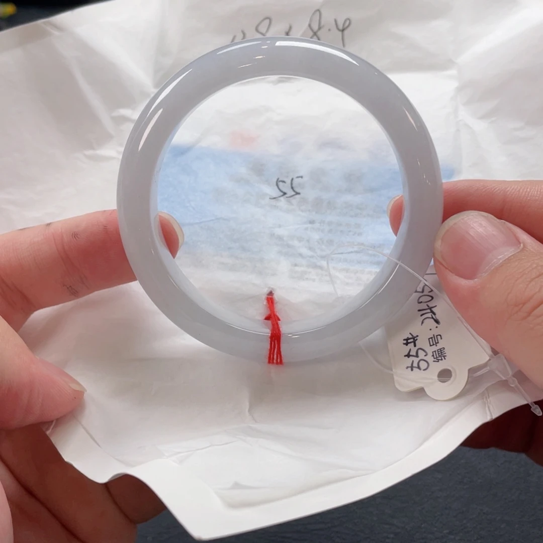 翡翠手镯未镶嵌55正圈