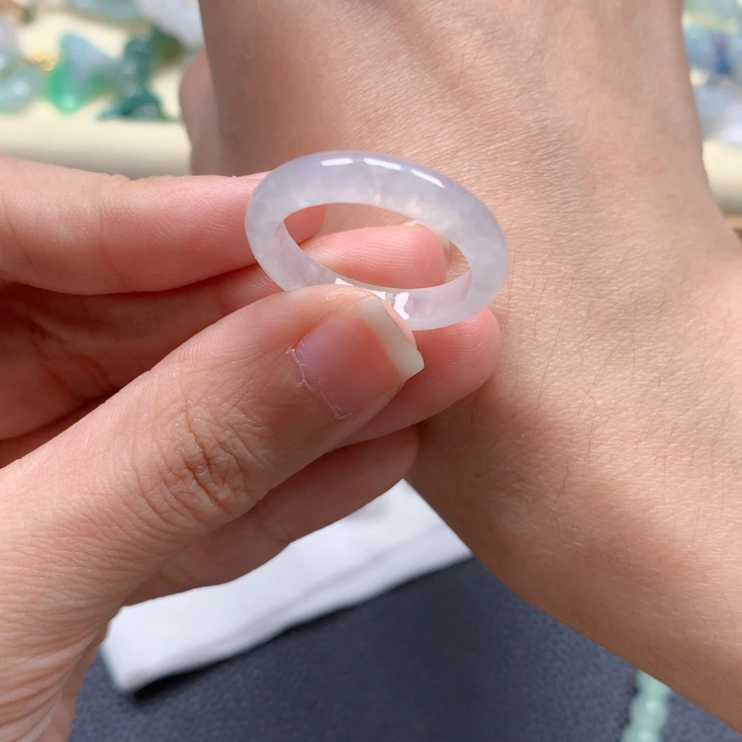 翡翠未镶嵌颈饰17_18圈